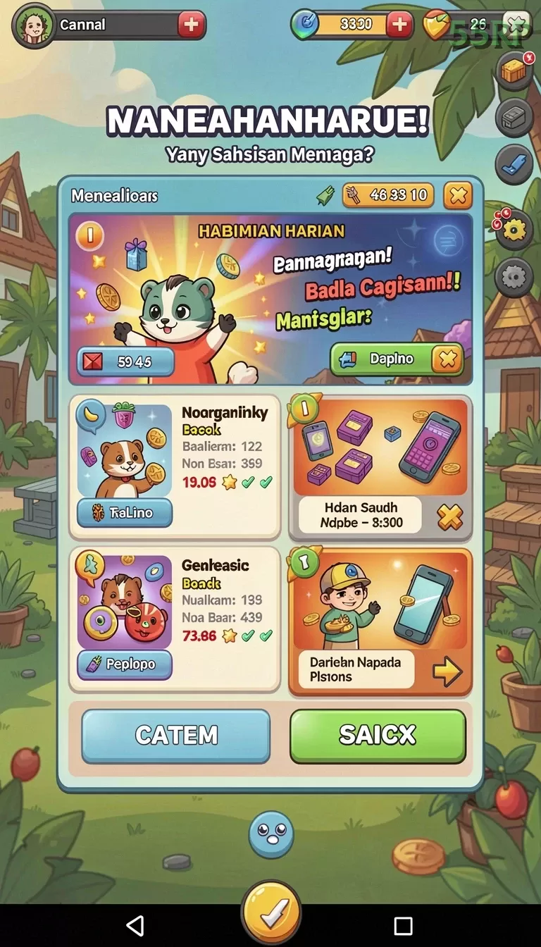 Cuplikan layar GX88 — menu navigasi