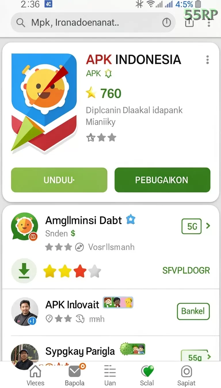 Cuplikan layar PAJAKTOTO — menu navigasi
